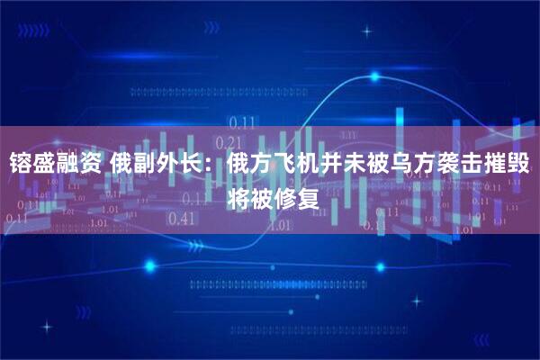 镕盛融资 俄副外长：俄方飞机并未被乌方袭击摧毁 将被修复